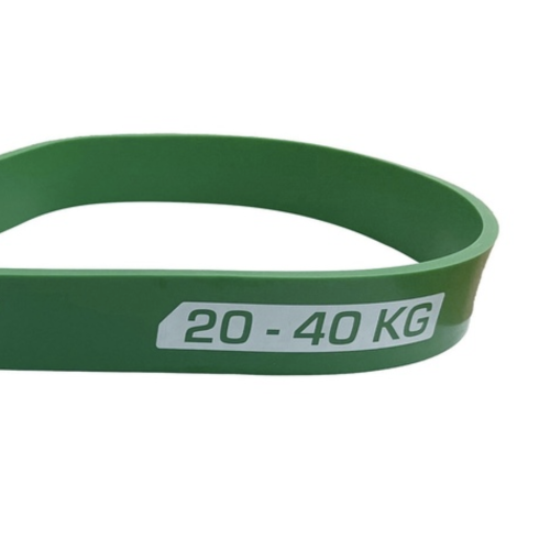 Резинка для фитнеса  York 20-40 кг зеленый #Y-80504 - фото №3